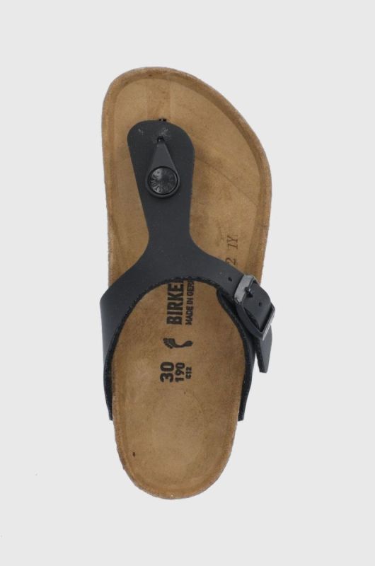 Дитячі в'єтнамки Birkenstock колір чорний фото 4
