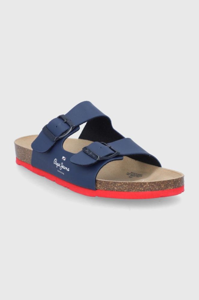 Дитячі шльопанці Pepe Jeans колір синій (2061030) фото 2