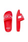 Дитячі шльопанці BOSS колір червоний (2138493)