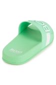 Дитячі шльопанці BOSS колір зелений