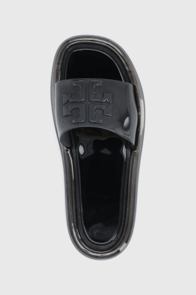 Шльопанці Tory Burch жіночі колір чорний фото 4
