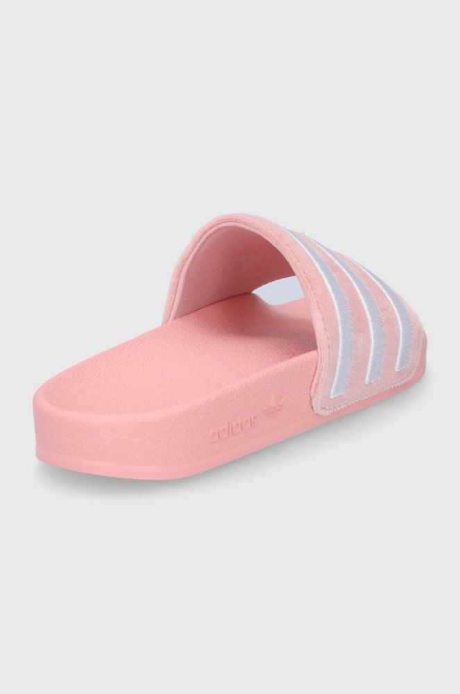 Шльопанці adidas Originals GX3372 жіночі колір рожевий GX3372-WONMA/WHT фото 3