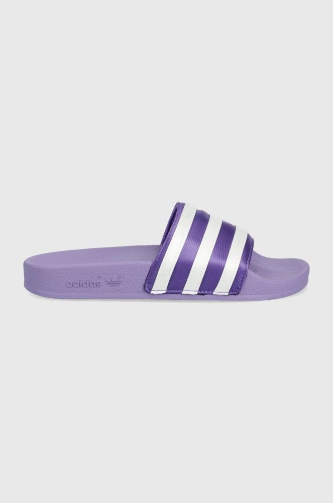 Шльопанці adidas Originals Adilette GX8637 жіночі колір фіолетовий GX8637-MAGL/WHT