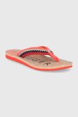 В'єтнамки Tommy Hilfiger жіночі колір помаранчевий на плоскому ходу