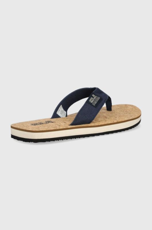 В'єтнамки Jack Wolfskin жіночі колір синій на плоскому ходу фото 2