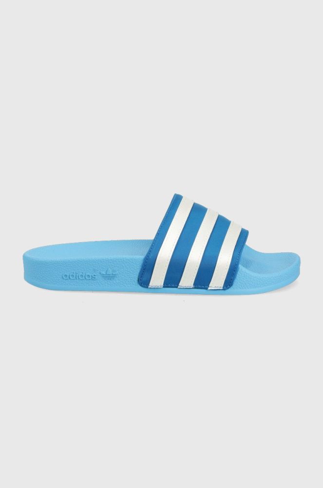 Шльопанці adidas Originals Adilette GX8639 жіночі колір блакитний