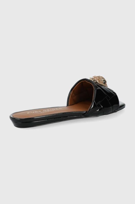 Шкіряні шльопанці Kurt Geiger London жіночі колір чорний (2237311) фото 2