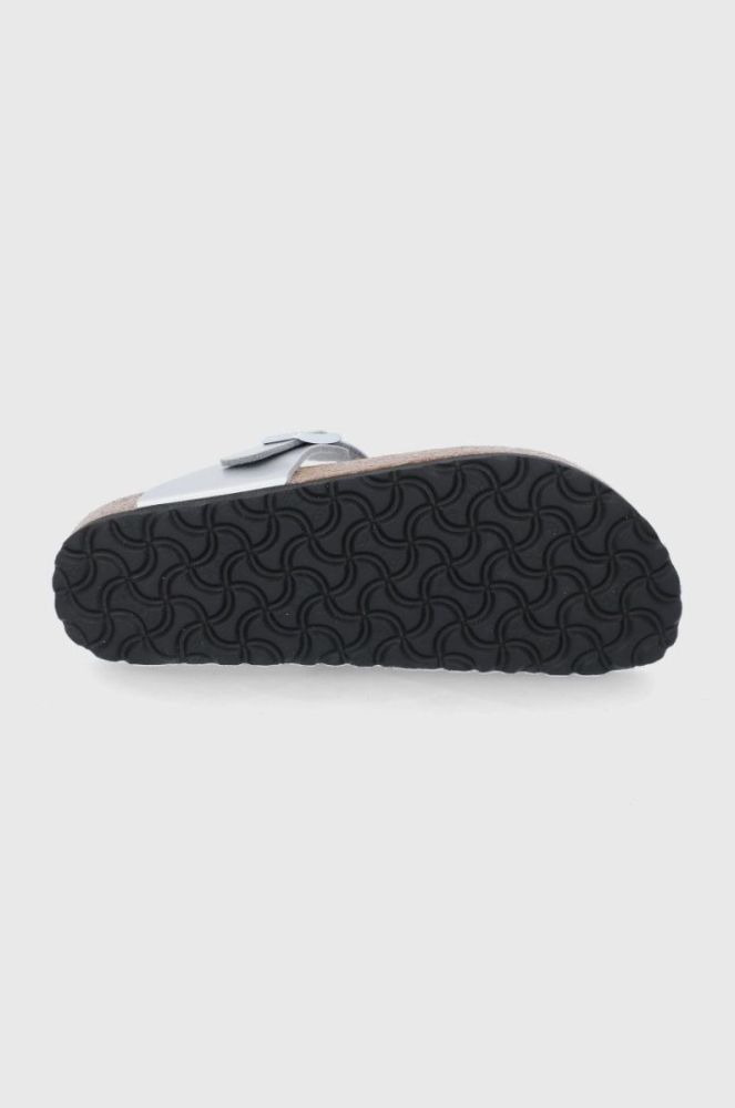 В'єтнамки Birkenstock Gizeh жіночі колір срібний на плоскому ходу Narrow Width 43853.Gizeh-Silver фото 5