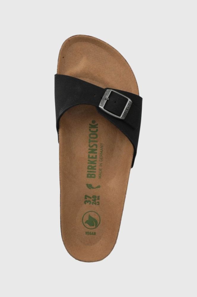 Шльопанці Birkenstock Madrid жіночі колір чорний 1020060-Black фото 4