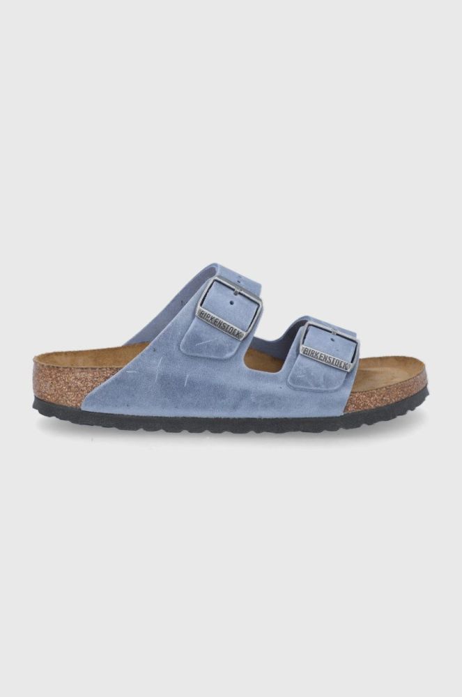 Шльопанці Birkenstock Arizona жіночі колір блакитний