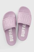 Шльопанці Buffalo жіночі колір фіолетовий на платформі