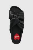 Шльопанці Love Moschino жіночі колір чорний Шльопанці Love Moschino жіночі колір чорний