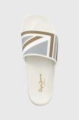 Шльопанці Pepe Jeans Slider Flag жіночі колір білий