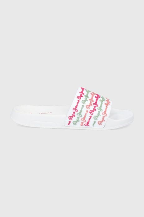 Шльопанці Pepe Jeans Slider Colors жіночі колір білий