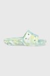 Шльопанці Crocs жіночі колір зелений Шльопанці Crocs жіночі колір зелений