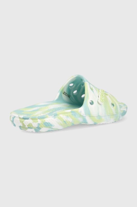 Шльопанці Crocs жіночі колір зелений фото 2