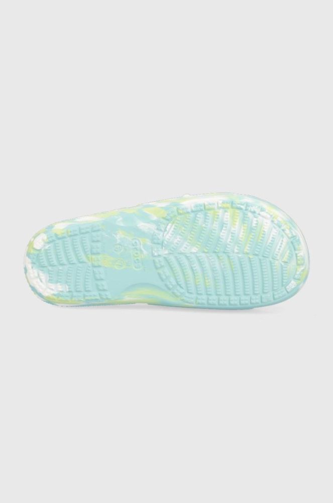 Шльопанці Crocs жіночі колір зелений фото 5