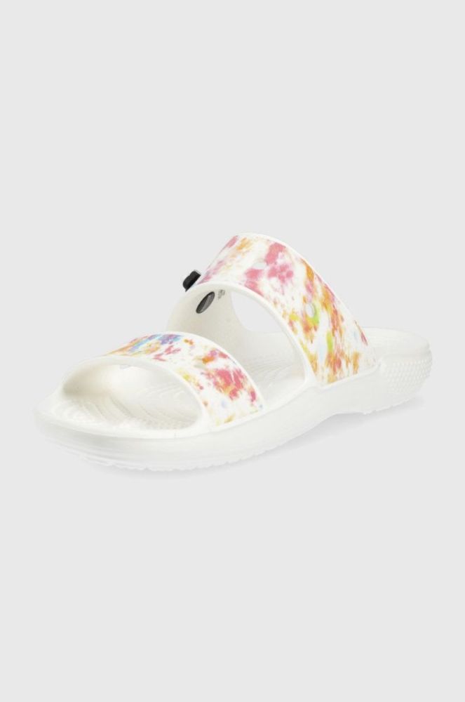 Шльопанці Crocs CLASSIC TIE DYE 207283 жіночі 207283.928-MULTI.WHT колір барвистий фото 3