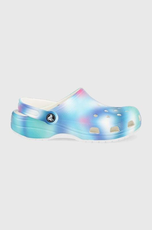 Шльопанці Crocs CLASSIC 207556 жіночі 207556.94S-WHT.MLT колір барвистий
