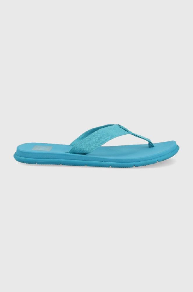 В'єтнамки Helly Hansen жіночі колір бірюзовий на плоскому ходу фото 2