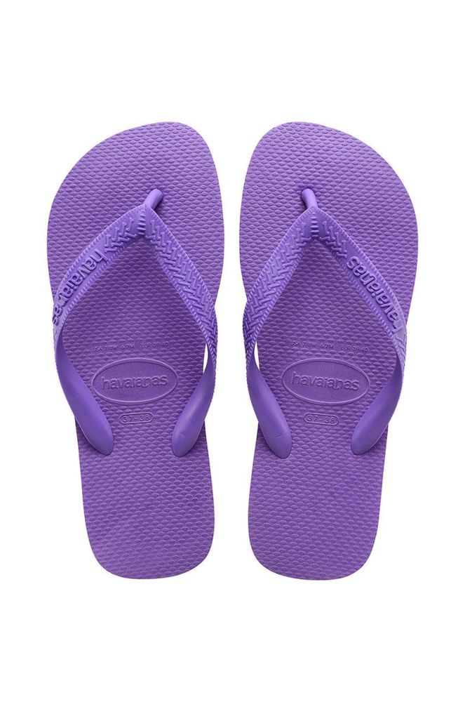 В'єтнамки Havaianas Top жіночі колір фіолетовий на плоскому ходу