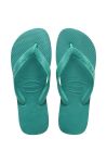 В'єтнамки Havaianas Top жіночі колір зелений на плоскому ходу