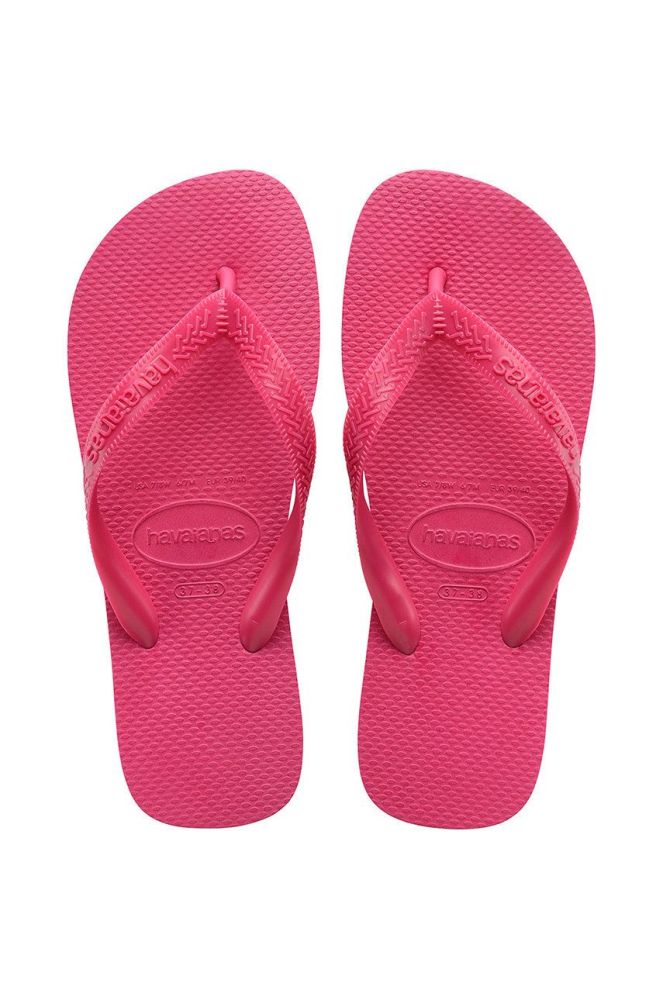 В'єтнамки Havaianas Top жіночі колір рожевий на плоскому ходу