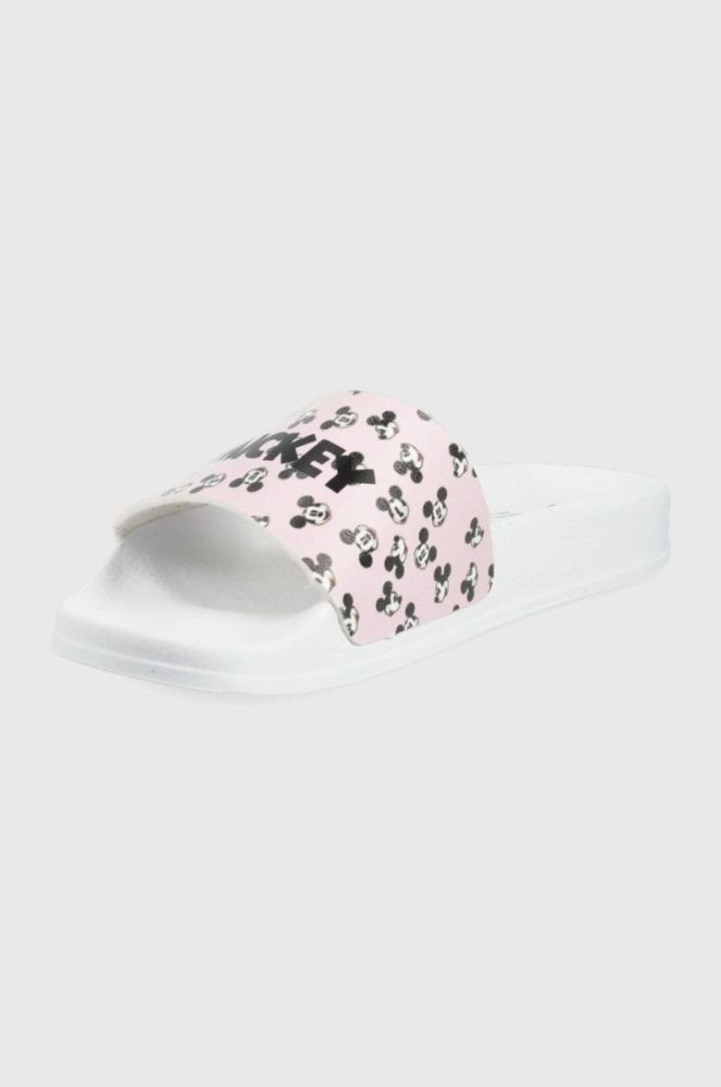 Шльопанці MOA Concept Slippers Disney жіночі колір білий фото 3