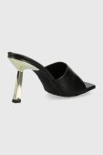 Шльопанці Truffle Collection Crete жіночі колір чорний на шпильці