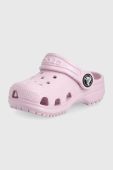 Дитячі шльопанці Crocs колір рожевий (2148104)