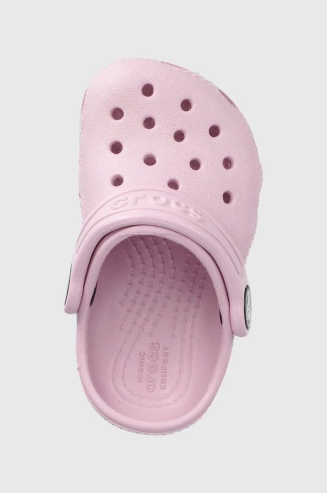 Дитячі шльопанці Crocs колір рожевий (2148104) фото 4