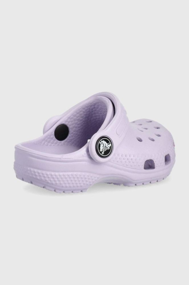 Дитячі шльопанці Crocs колір фіолетовий (2148097) фото 2