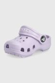 Дитячі шльопанці Crocs колір фіолетовий (2148097)