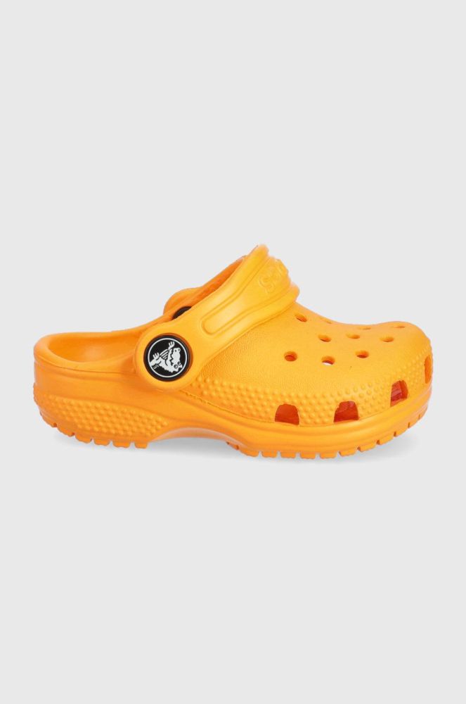 Дитячі шльопанці Crocs колір помаранчевий (2148125)