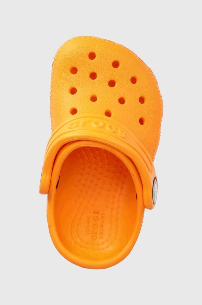 Дитячі шльопанці Crocs колір помаранчевий (2148125) фото 4