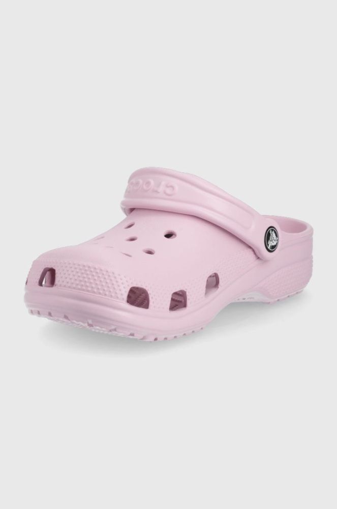 Дитячі шльопанці Crocs колір рожевий (2148141) фото 3