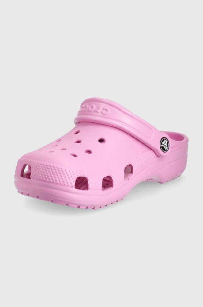 Дитячі шльопанці Crocs колір рожевий (2148150) фото 3