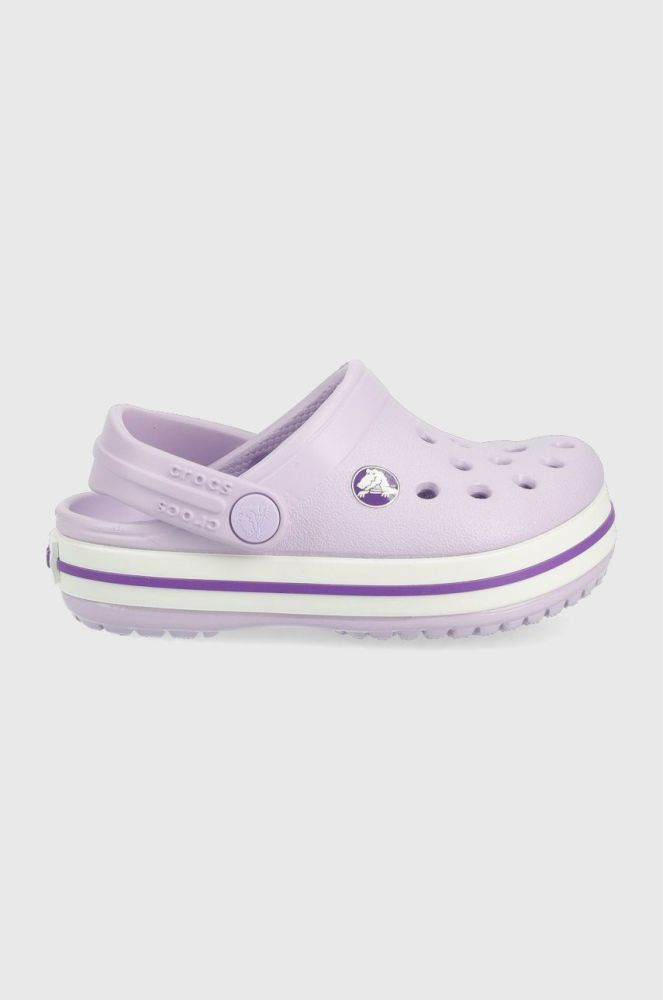 Дитячі шльопанці Crocs колір фіолетовий (2148159)