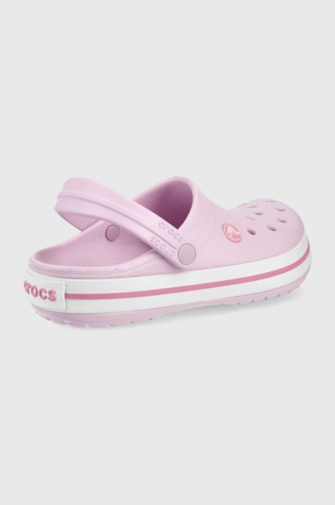 Дитячі шльопанці Crocs колір рожевий (2208805) фото 2
