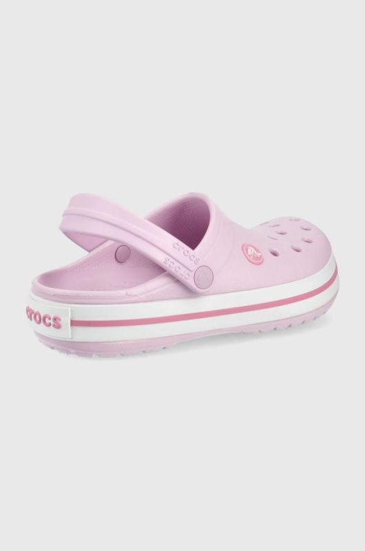 Дитячі шльопанці Crocs колір рожевий (2208805) фото 2