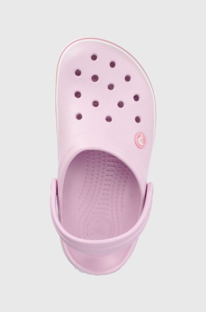 Дитячі шльопанці Crocs колір рожевий (2208805) фото 4