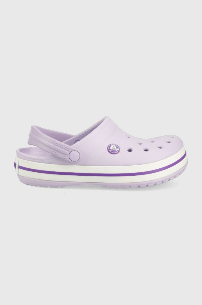 Дитячі шльопанці Crocs колір фіолетовий (2208782)