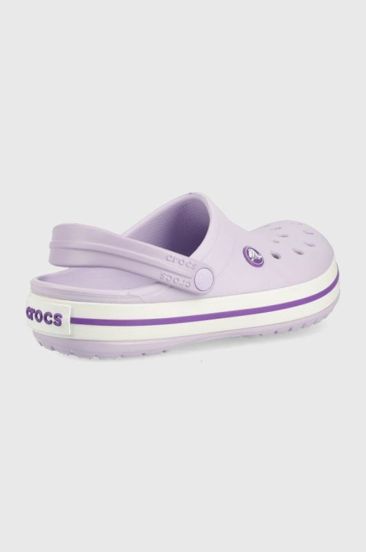 Дитячі шльопанці Crocs колір фіолетовий (2208782) фото 2