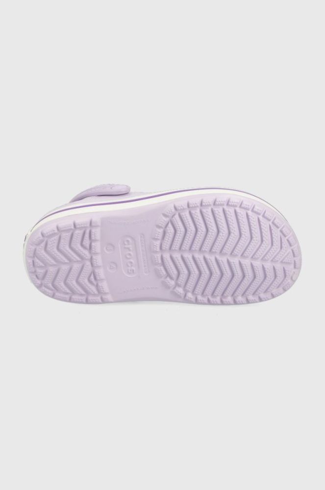 Дитячі шльопанці Crocs колір фіолетовий (2208782) фото 5