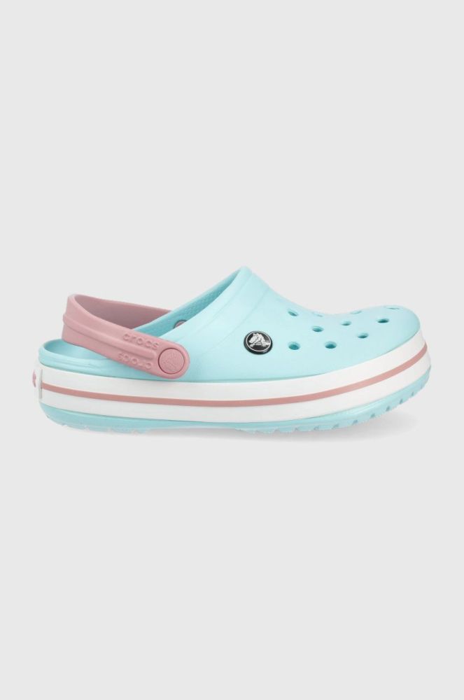 Дитячі шльопанці Crocs колір бірюзовий (2208765)