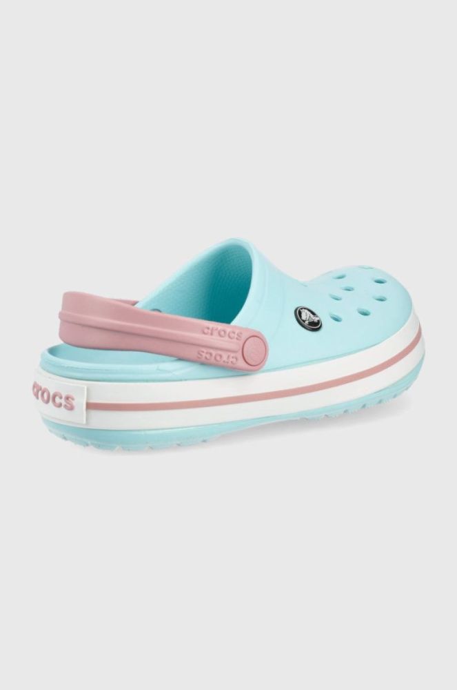 Дитячі шльопанці Crocs колір бірюзовий (2208765) фото 2