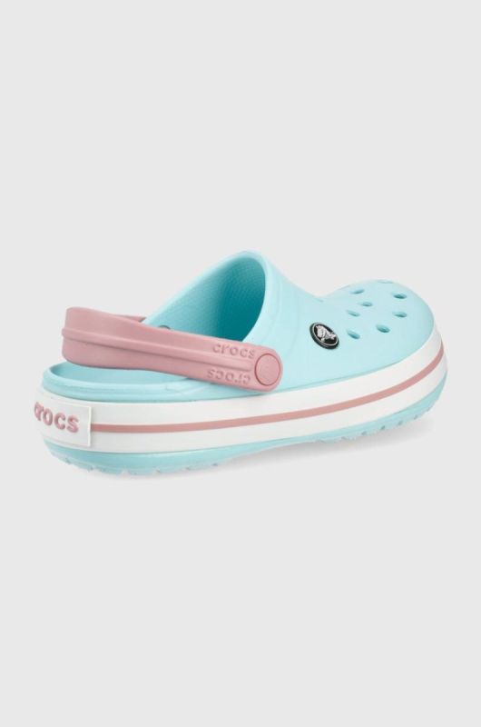 Дитячі шльопанці Crocs колір бірюзовий (2208765) фото 2