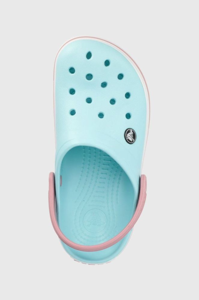 Дитячі шльопанці Crocs колір бірюзовий (2208765) фото 4