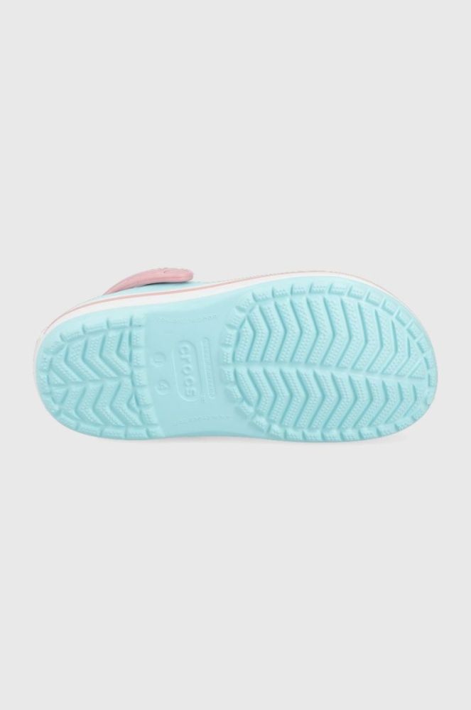 Дитячі шльопанці Crocs колір бірюзовий (2208765) фото 5