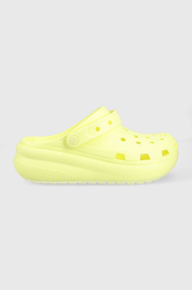 Дитячі шльопанці Crocs колір жовтий (3346293)